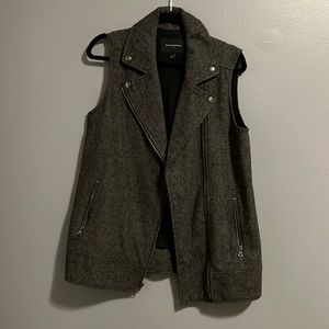 Banana Republic Grey Wool Military Vest - Size S